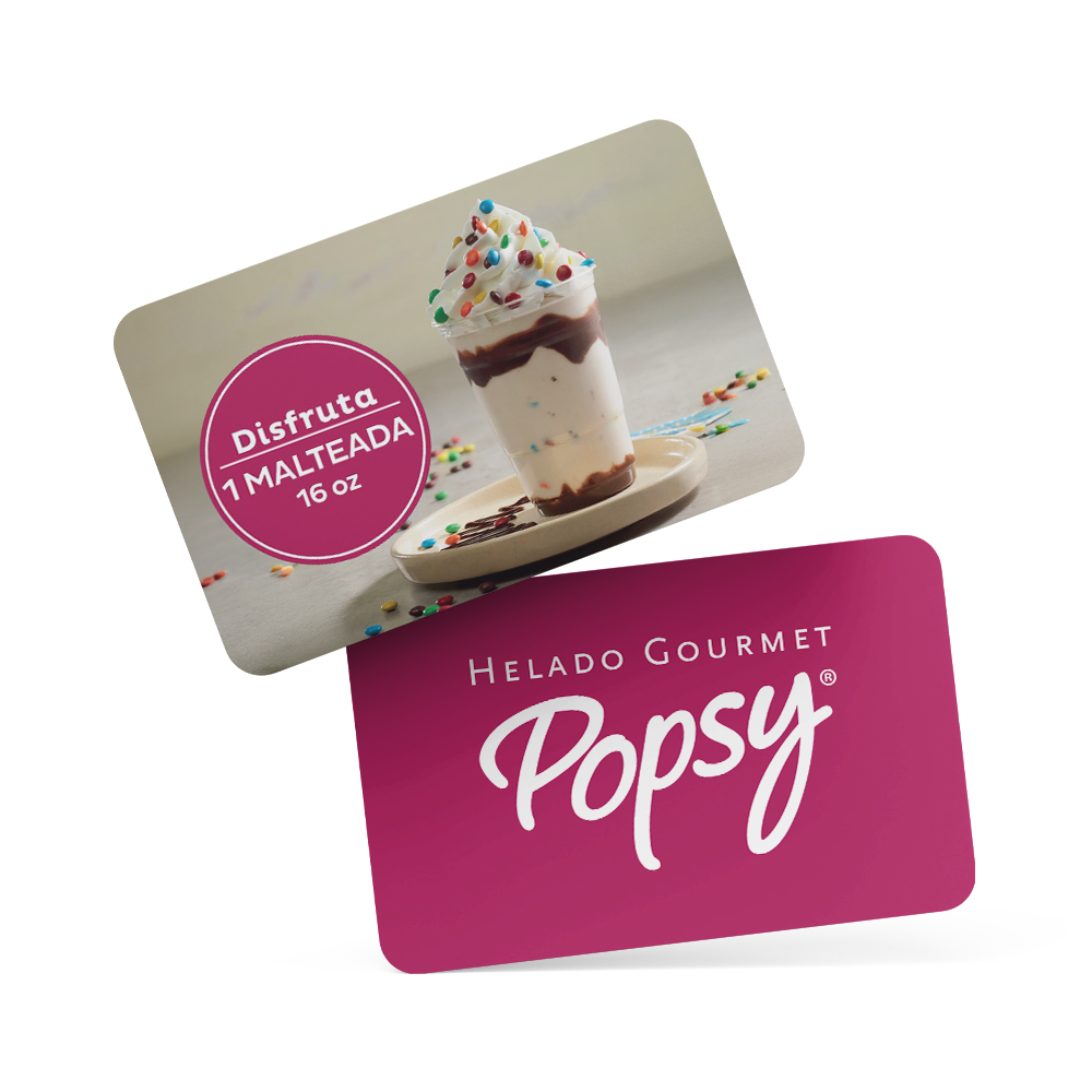 Popsy Bono Virtual - Malteada (16 oz)